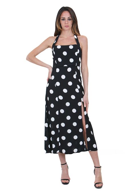 SCOLLO QUADRATO SPACCO LATERALE MAR DE MARGARITAS | Abiti | PAULA-01536-PTTS0053NE140